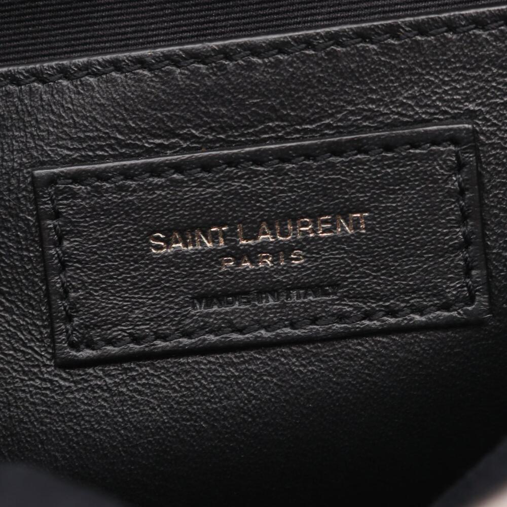 Saint Laurent Paris Niki Baby Shoulder Bag Leather Gray - Picture 4 of 6